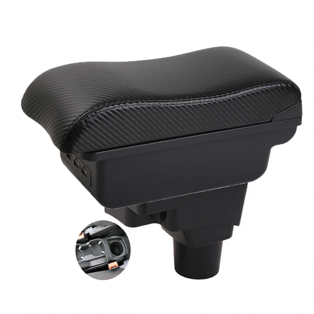 Armrest Box Central Console Storage Box with Driver Side Elbow Support for Chevrolet Aveo SonicCar Interior Accessory