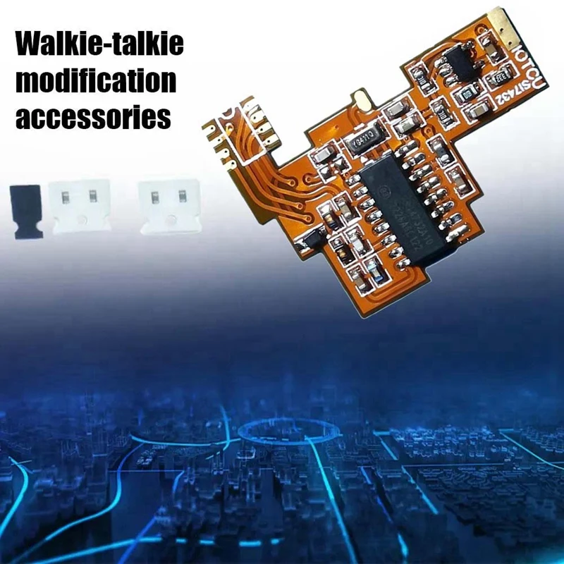 Módulo de modificación SI4732 FPC + antena + Chip de expansión de 2M para solución de recepción de onda corta Quansheng K5K6 HF/antena Dual