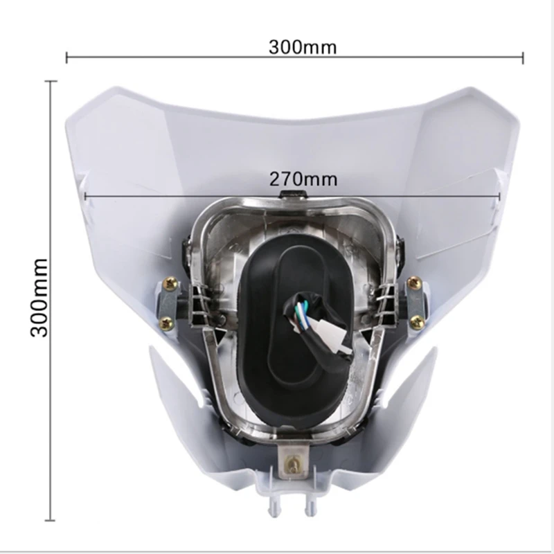 Lampe de Sauna Halogène pour Moto, Masque de Carénage, Lumière DRL pour Honda Crf450l 450Poly 2019-2020