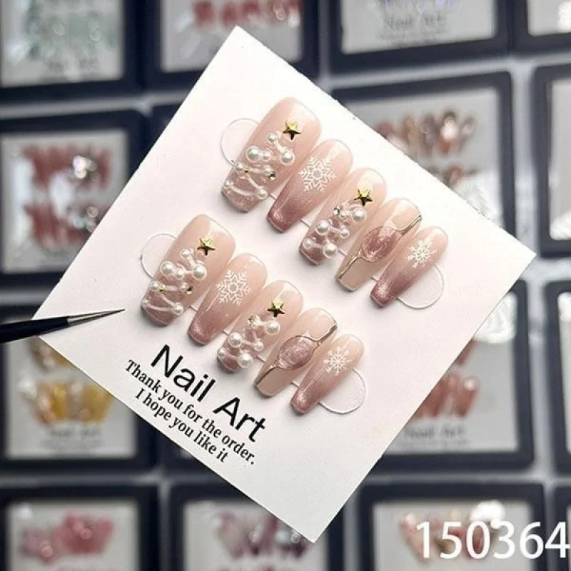 

jc1504024 Nailover New high-quality handmade false fake press-on nails