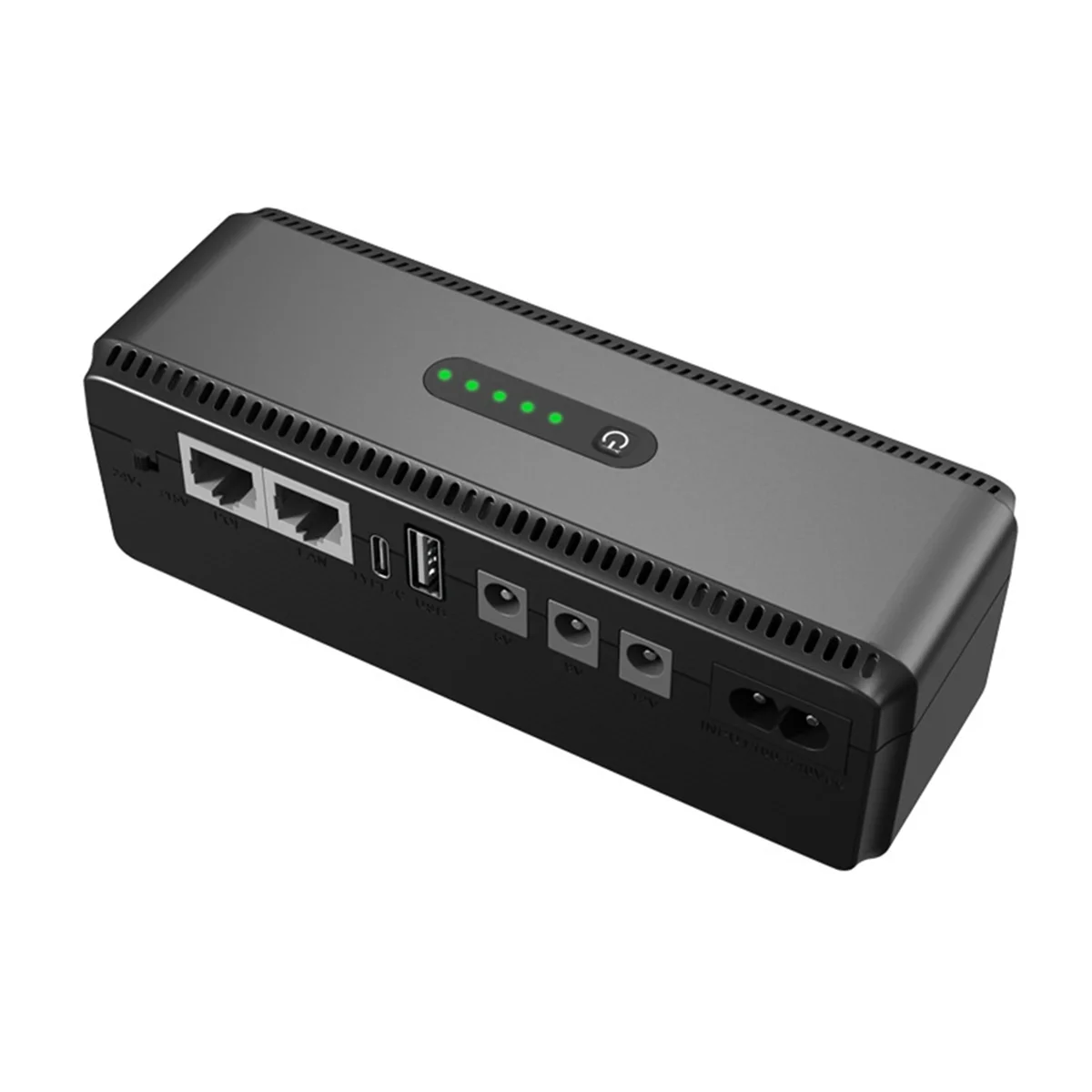 Imagem -04 - Fonte de Alimentação Ininterrupta dc Backup Power Router Modem Óptico Adaptador Embutido Poe 5v 9v 12v Plug Eua Mini Ups