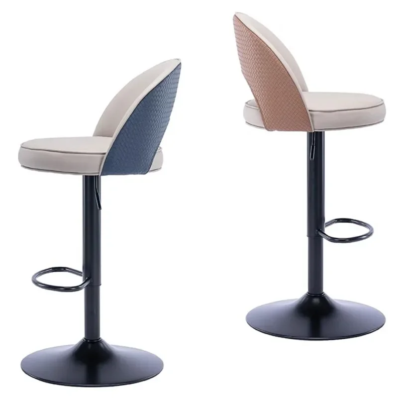 Cushion Telescopic Bar Stool Modern Luxury Nordic Beauty Comfortable Party Chairs Premium Round Taburetes De Bar Home Furniture