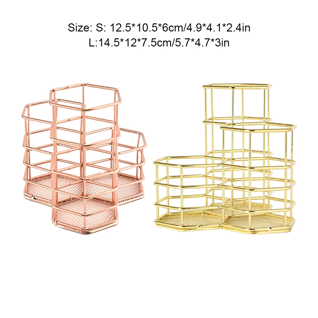 Maquiagem elegante Pincéis Storage Container, Easy Access, Papelaria para Office e Home