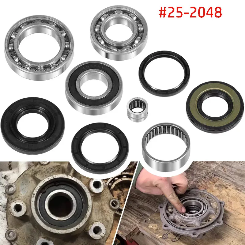 

#25-2048 Rear Differential Bearing and Seal Kit for Suzuki Ozark 250 LTF250 2X4 2WD for Suzuki Quadsport Z250 LT-Z250 2x4 2WD