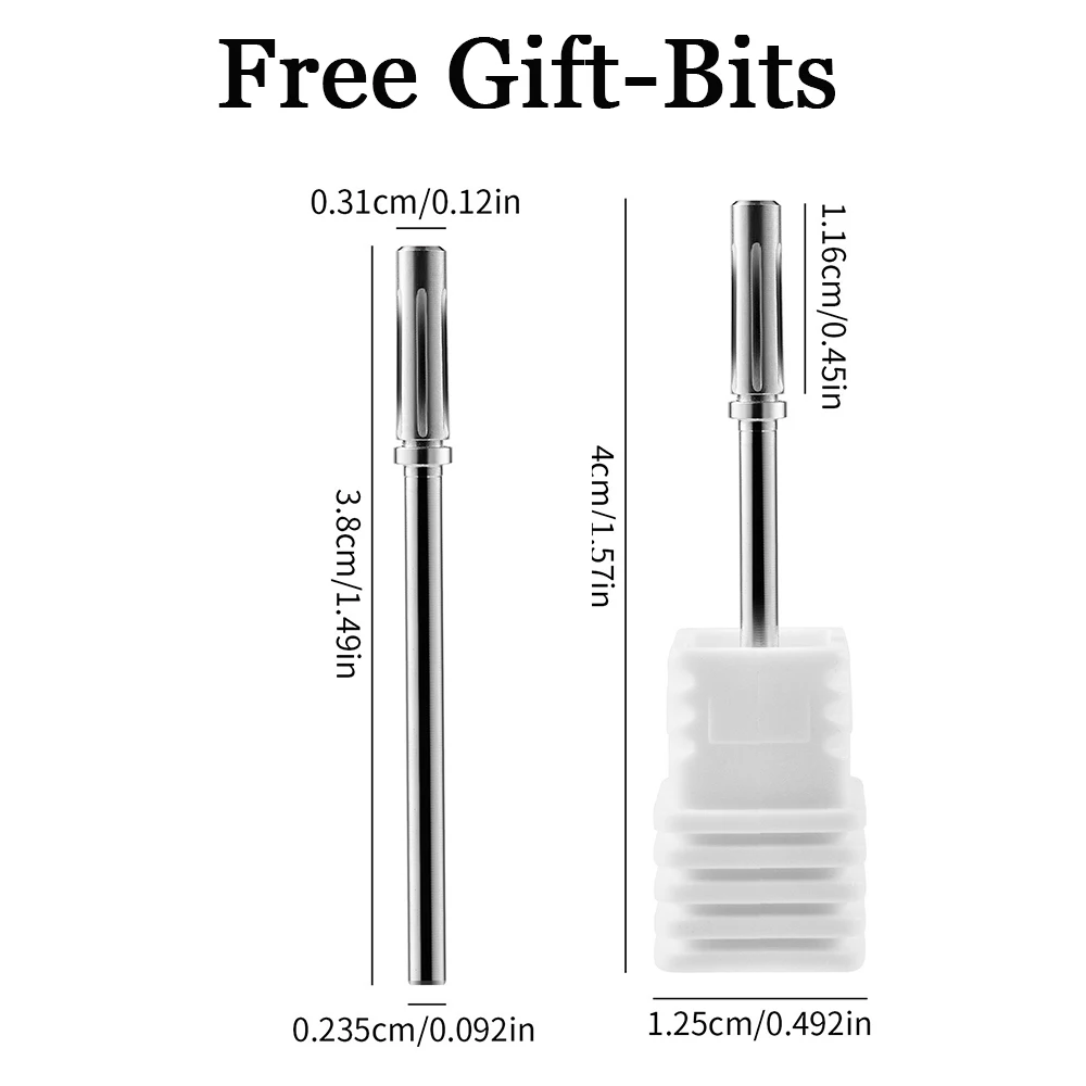 Pink 3mm Mini Nail Sanding Bands Set and Bits Polishing Accessories for Electric Drill