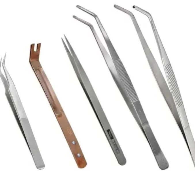 HUATOOL Piano Tuning Service Tool 1506 Adjustment Take And Place Paper Ring Tweezers with Washer Clamp for Precision Clamping