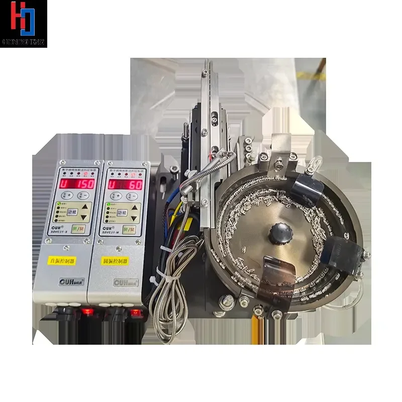 CE Certificate High-Efficiency Aluminum Vibration Bowl-Type Feeder System Sound Enclosure 600W 80PCS/min Discharge Speed