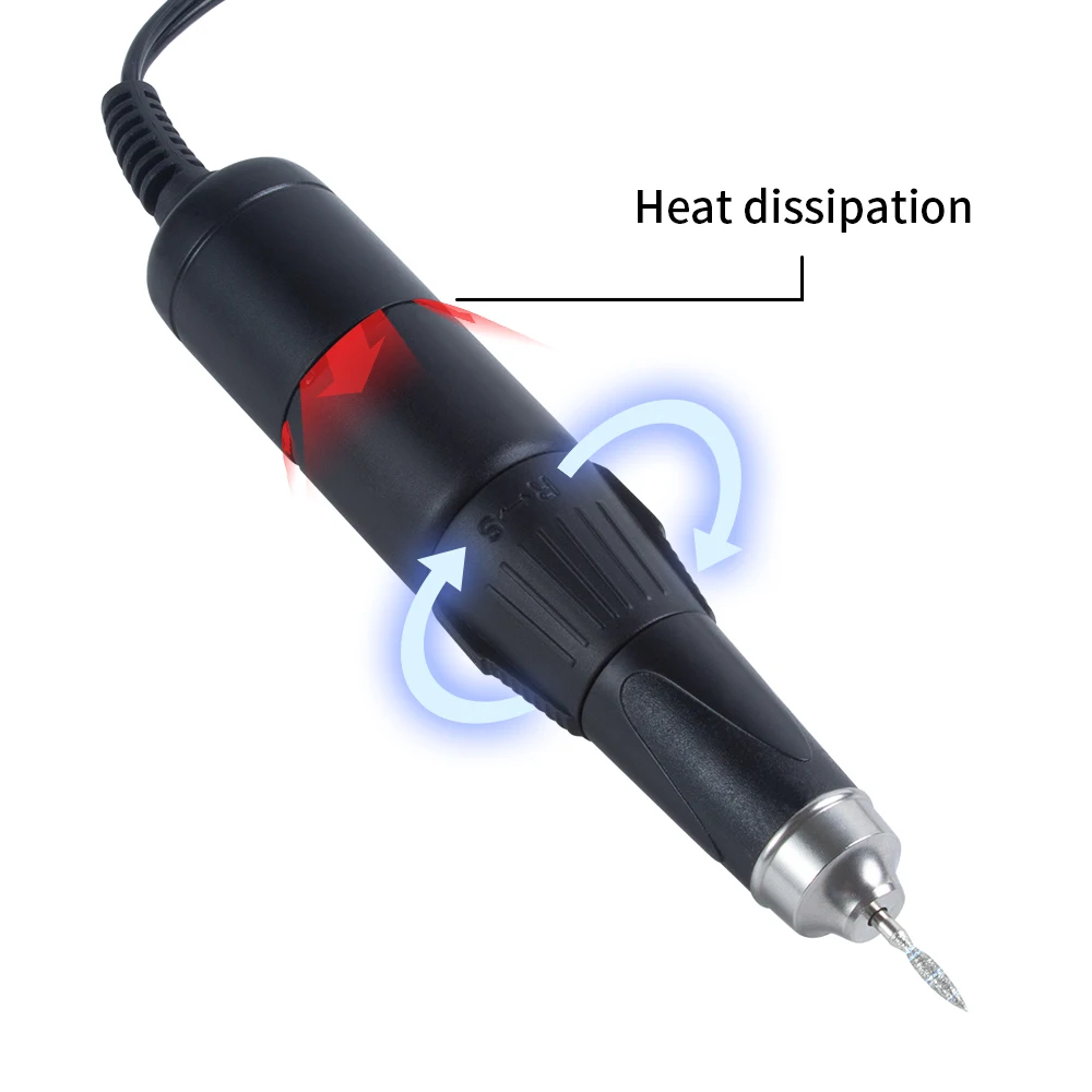 JSDA-Ferramentas Elétricas de Manicure e Pedicure, Equipamentos De Arte De Unhas, Display LCD, Máquina De Broca Profissional, JD5500B, 85W, 35000rpm, Venda Quente