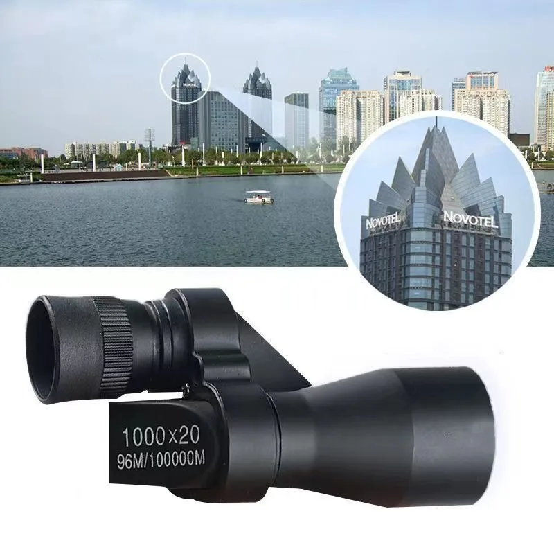 

Outdoor Telescope Portable Monocular 1000X20 HD High Power Mini Children's Telescope Hunting Bird Watching Telescope