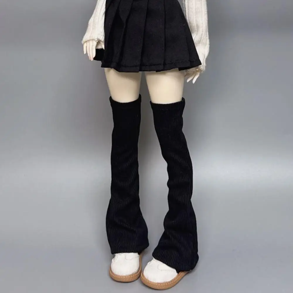 New Doll Clothes for 1/3 1/4 1/6 Bjd Doll Knit High Collar Sweater Pleated Skirt Leg Sock Girl Diy Toy Dress Up Doll Accessories - view 6