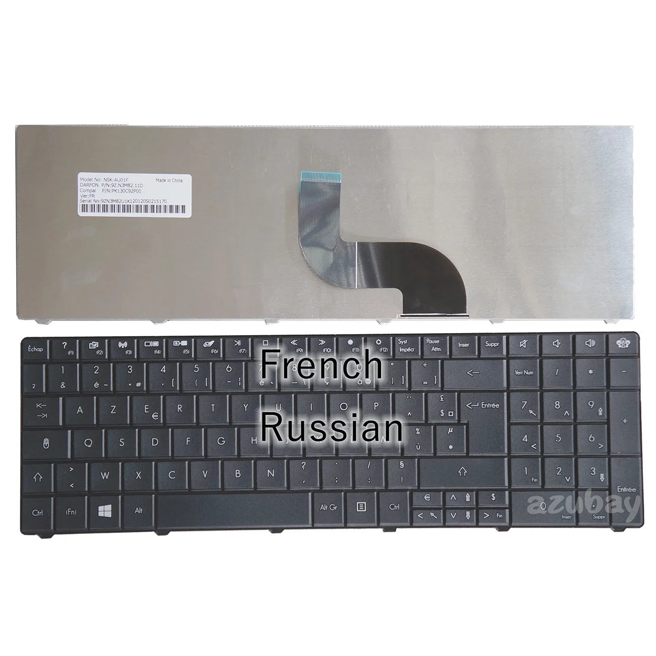

Клавиатура для шлюза NSK-AUB0R PK130C98D01 MS2370 NE51B NE56R NS51C NE71B NE71B12u NE71B06U EG70 NE522 Русский Французский АЗЕРТИ