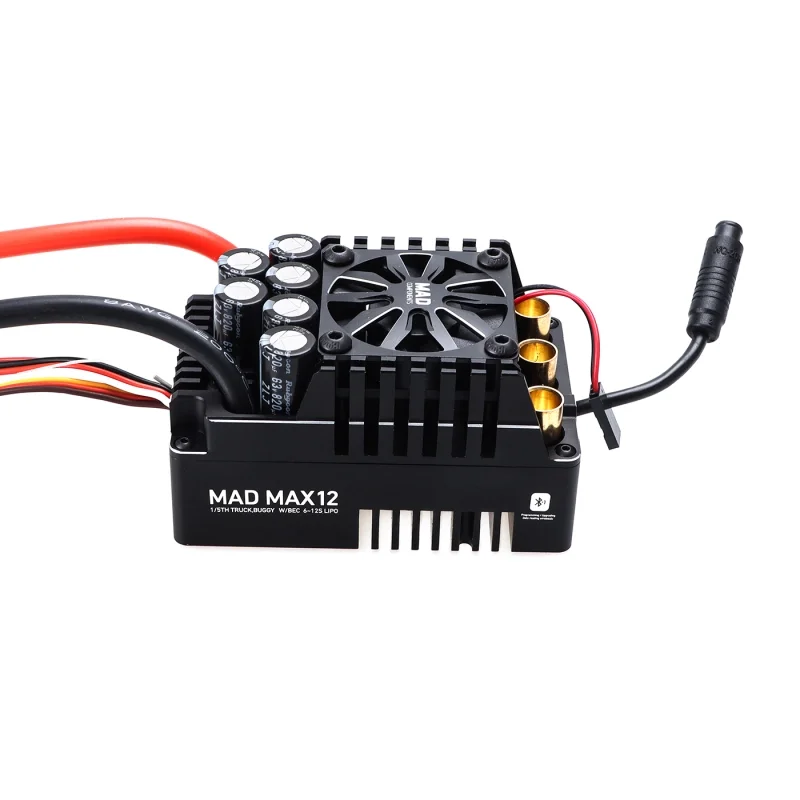MAD MAX12 250A HV 6-12S Brushless Sensored ESC for 1/5 RC Model Car