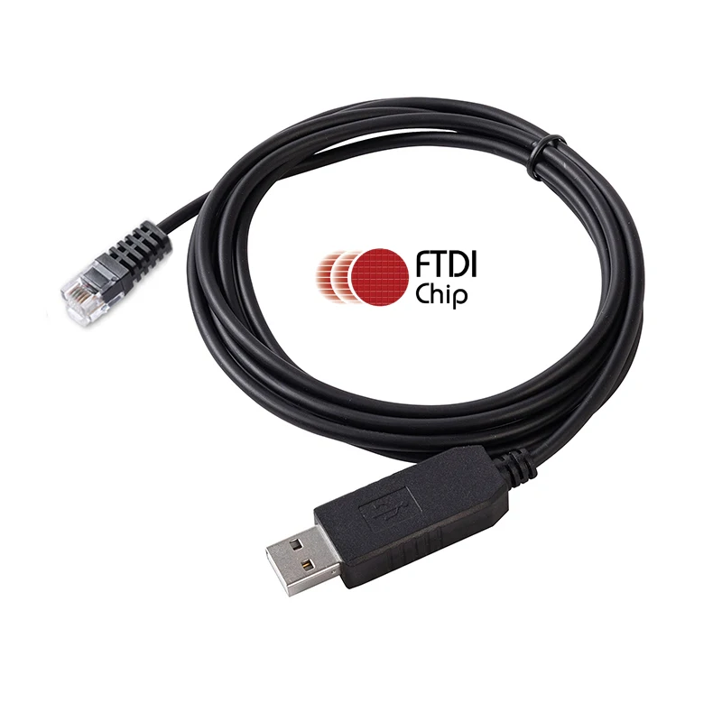 Unitronics PLC Programming Cable FTDI FT232RL USB RS232 to RJ11 6P6C Serial Cable For Downloading and Communication