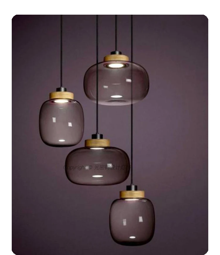 LED Pendant Light Modern Minimalist Bedroom Bedside Hanging Lamps Creative Dining Room Bar Study Chandeliers Lighting Home Decor