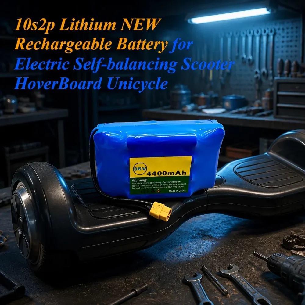 36V 4400mAh 10S2P Lithium Rechargeable Battery For Electric Self-balancing Scooter Hoverboard Unicycle
