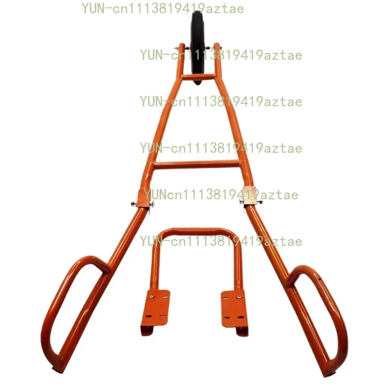 Hand Push Single/Double Wheel Ground Drill Rack Agricultural Tree Planting Digging Machine