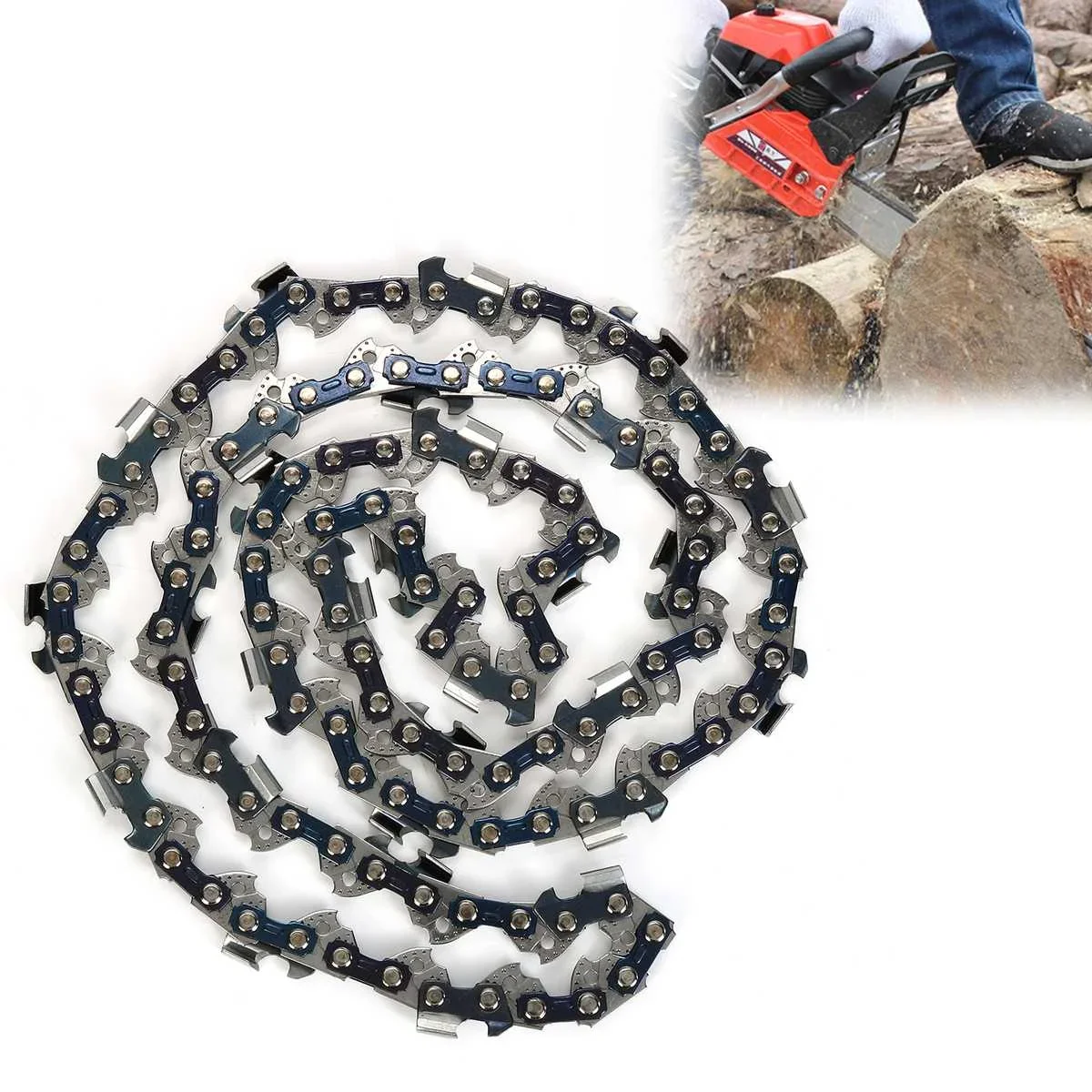 76 Drive Chain Link Replacement Mill Tear Chain Saw Blade Pitch 20 