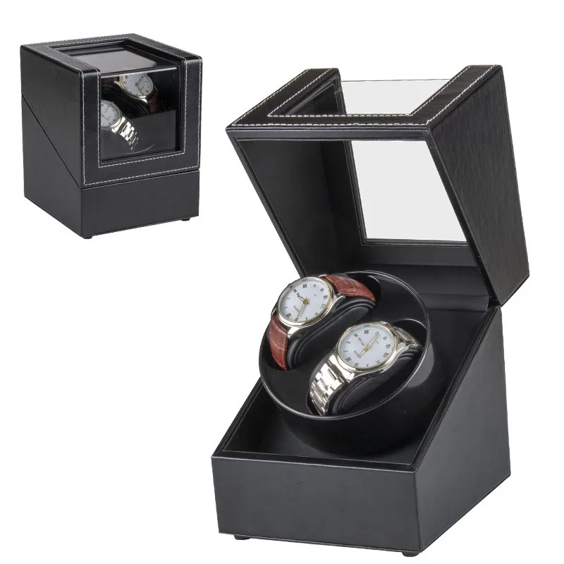 Double 2+0 Watch Winder for Automatic Watches Watch Box USB Charging Watch Winding Mechanical Box Motor Shaker Watch Winder