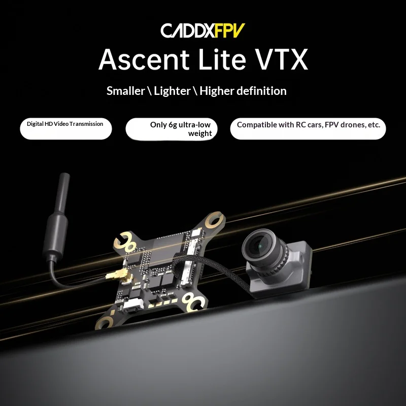 Caddx Ascent Lite HD Digital Image Transmission System FPV Drone Accessories for Protos Remote Control Aircraft