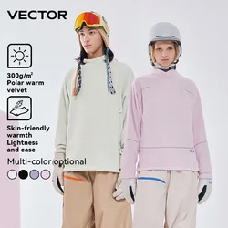 VECTOR Fleece Jacket Woman Men Autumn Winter Warm Coats Clothing Contrast Sleeve Sweatshirt Coats Color Outdoor Jakcets