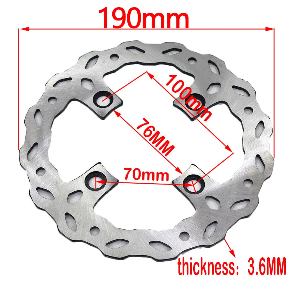 Motorcycle Front 220mm or Rear 190mm disc Brake Disc disk plate Rotor for 110 125 140 150 160cc SDG BSE Pit Dirt Bike Motocross