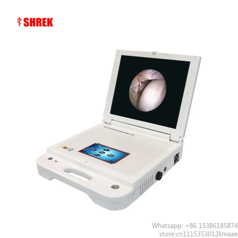 Optic HD Endoscope Camera System with Monitor — All-in-One ENT Endoscopy Unit