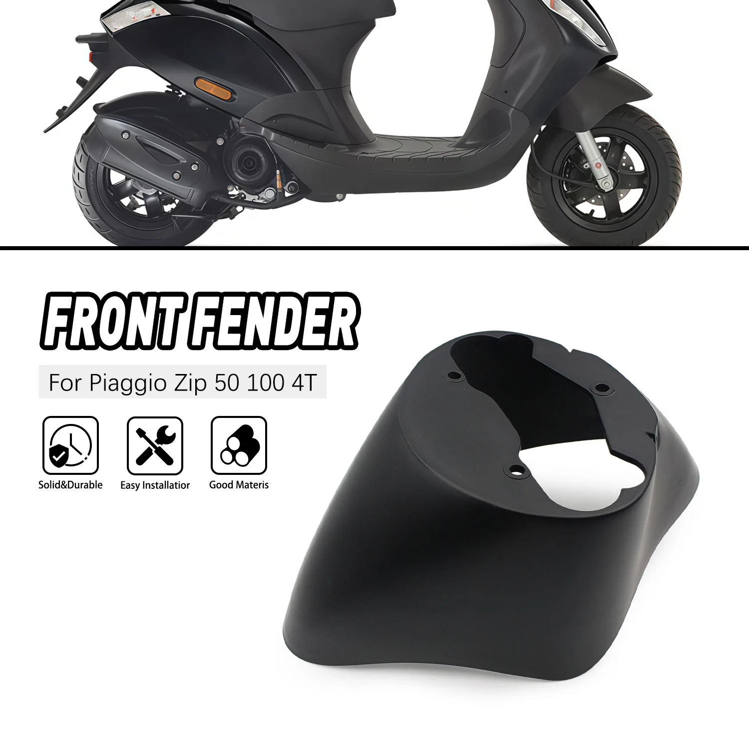 

Motorcycle Front Mud Guard Wheel Protector 65152800 For Piaggio Zip 50 100 4T
