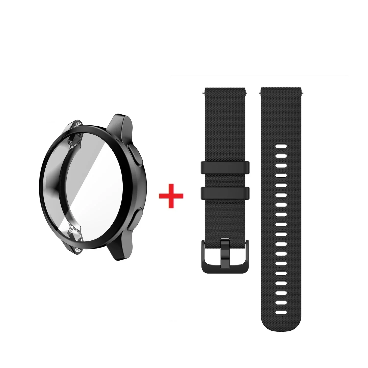 2 in 1 Strap+Protective Case For Samsung Galaxy Watch 46mm SM-R800 Band Strap For Samsung 42mm SM-R810 Wristband