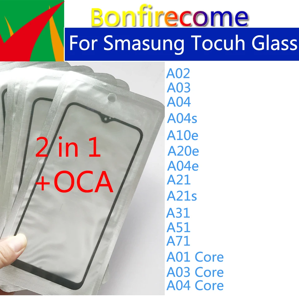 10Pcs\Lot For Samsung Galaxy A04e A10e A20e A04s A21 A21s A31 A41A51 A71 A02 A01 A03 A4 Core Touch Screen LCD Front Glass Repair