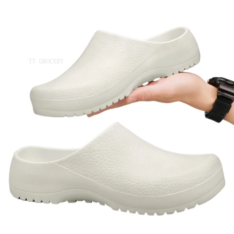 Mannen Slippers Paren Tuin Verstopping Vrouwen Waterdicht Chef Schoen Comfortabele Sandaal Slippers Voor Dierenwerkers Outdoor Visschoenen