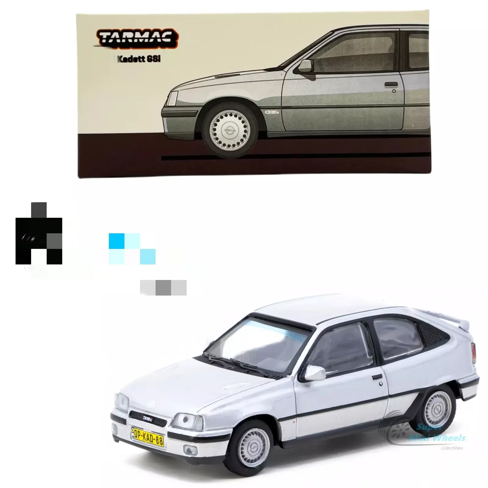 

Tarmac Works 1/64 Kadett GSi Silver Diecast Model Car Collection Limited Edition Hobby Toys