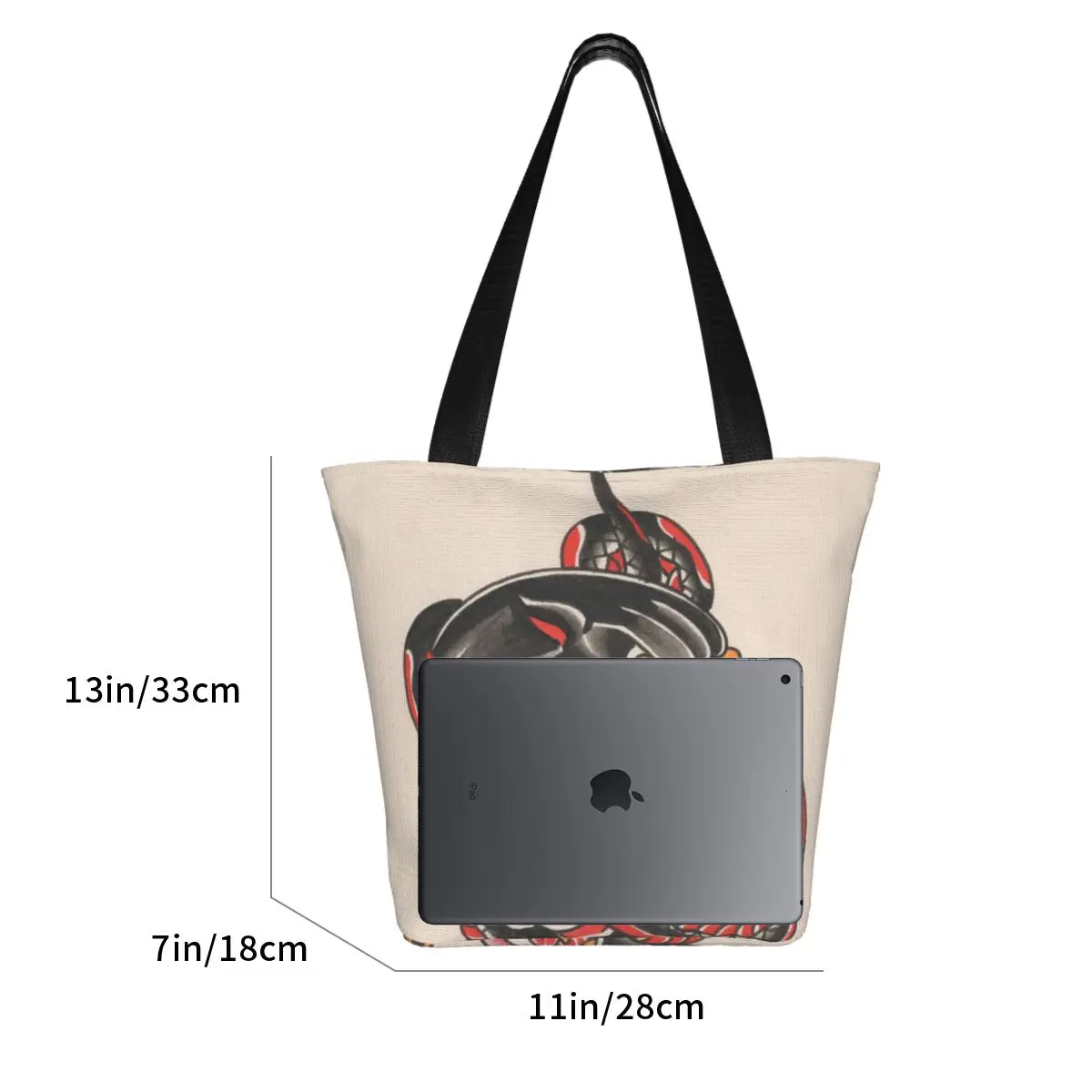 Snake Handbag Snake Top-handle Bags Woman High quality Tote Bag Pattern Teen University Women Handbags