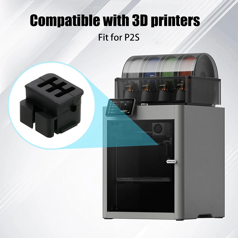 

【Набор из 5 силиконовых щеток-насадок для очистки сопел, износостойкие, для 3D-принтеров P2S/H2D/H2S】
