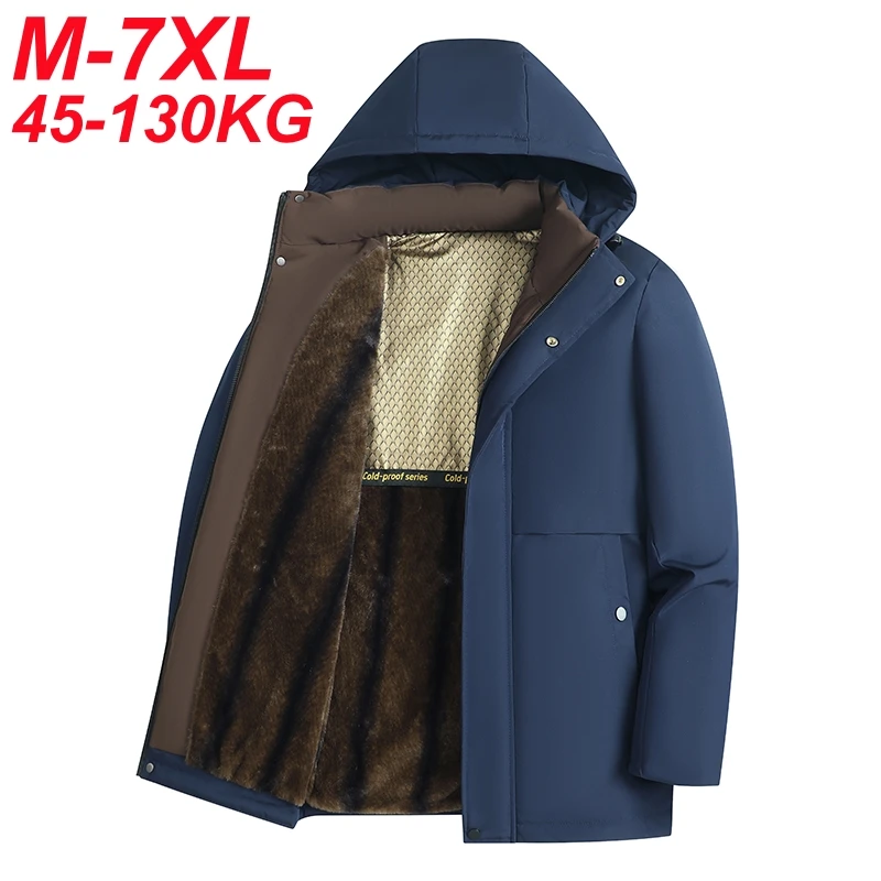 

Зимние графеновые куртки мужские с капюшоном размера плюс 7xl 6xl 5xl парка пальто мужская флисовая теплая верхняя одежда на флисовой подкладке мужская одежда