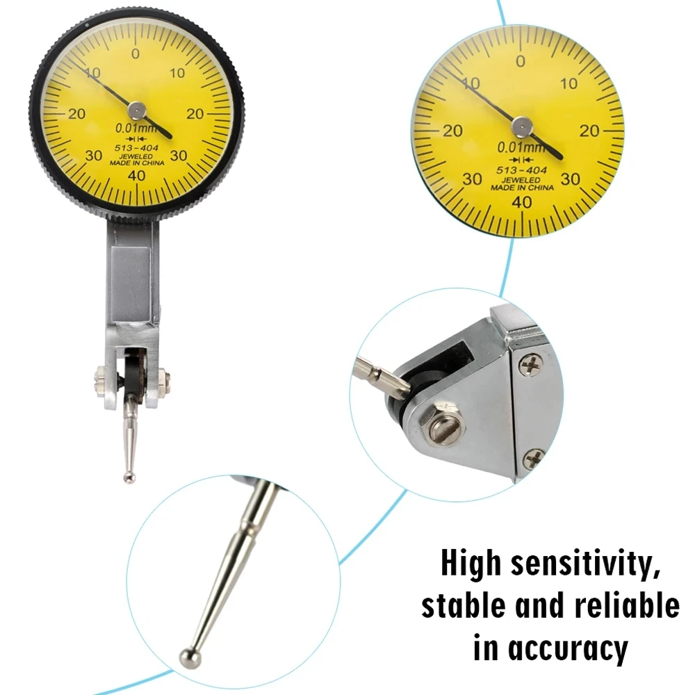 New Dial Indicator Magnetic Holder Dial Bore Gauge Magnetic Stand Base Micrometer Measure Tools Hour Type Indicator Comparator