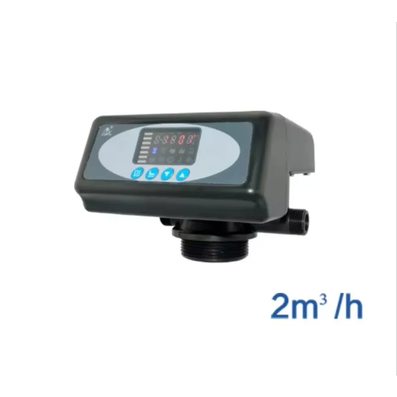 OEM Custom 3/4 Inch Ceramic Disc Electric Time Control Automatic Water Filter Valve 2 M/h F71B1 Room Temperature Black