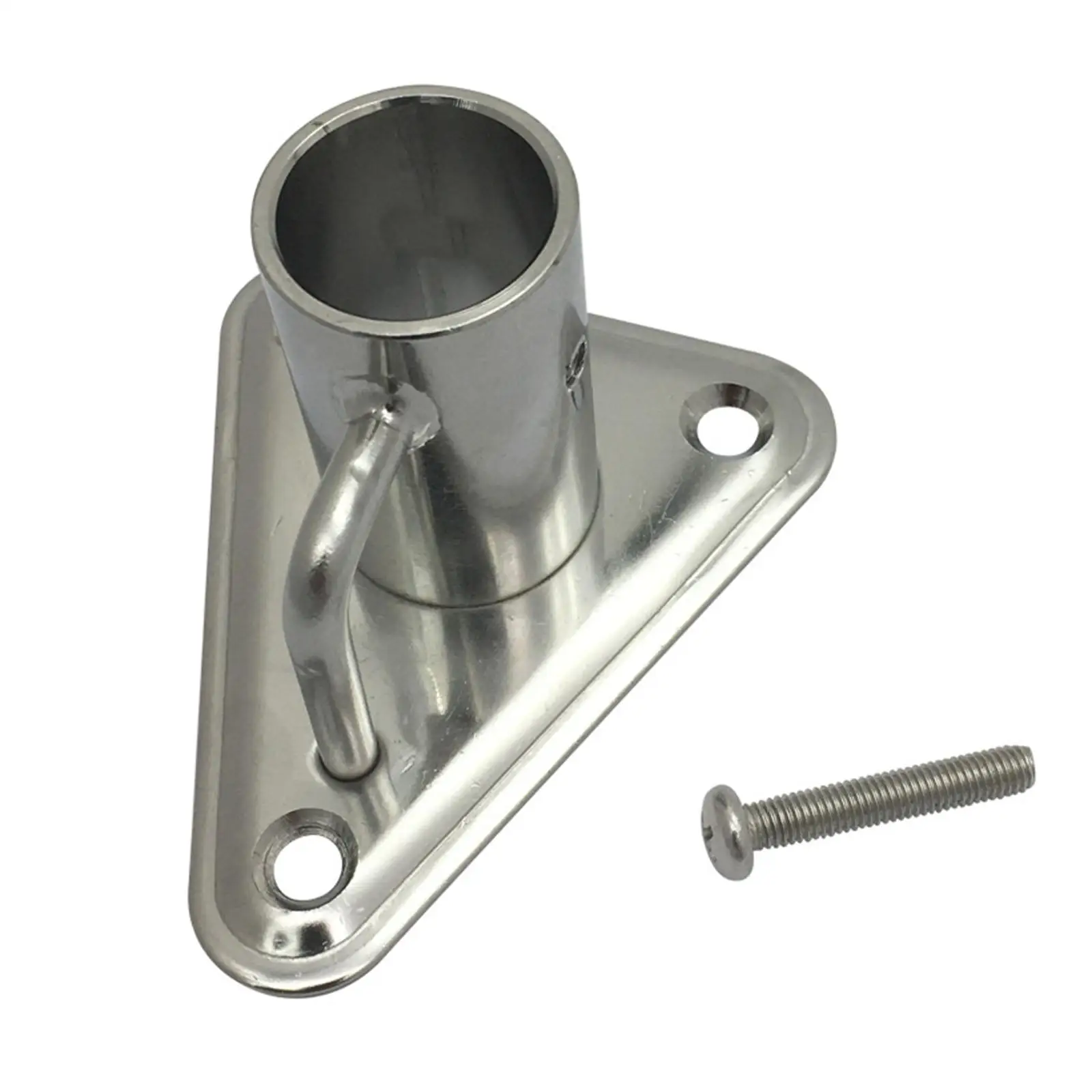 Boat Cleat Stanchion Socket 316 Stainless Steel 90 Degree for Fishing Boat