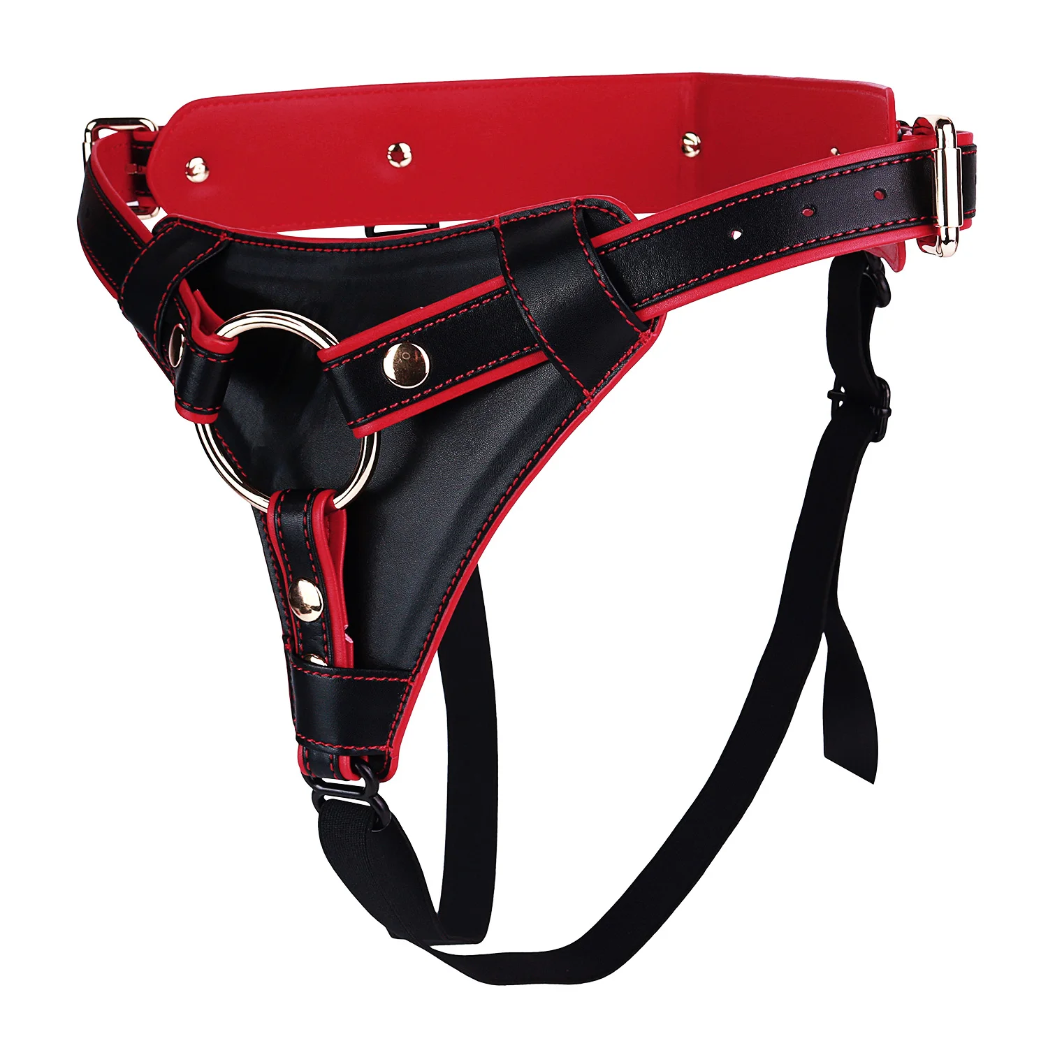 ANOSX Body Restraint Strap Ring-Bound Bearer Pants Leather Harness Belt Underwear For Strap On Dildo Use Briefs Bondage Sex Toys view 3