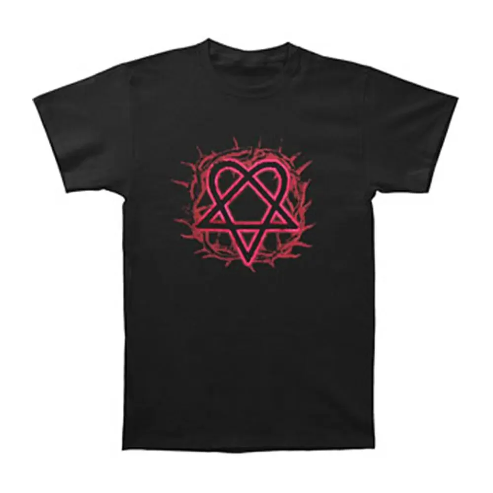 

Boys' Him Red Foil T-Shirt Youth Medium Black Combine Fun Printed Shirt Men's and Women's Short Sleeve T-ShirtsUnisex T-shirts f