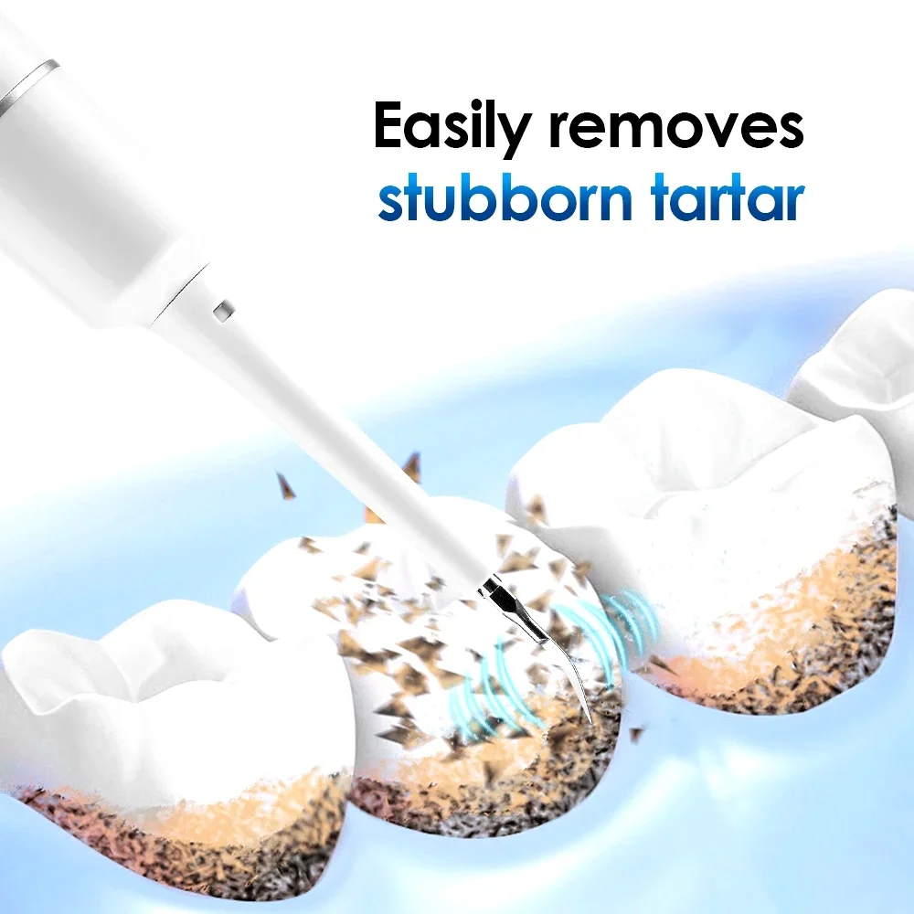 Electric Tooth Cleaner Dental Scaler 6 Gears Sonic Vibration Toothbrush Calculus Tartar Remover Teeth Whitening Cleaning Tools view 2