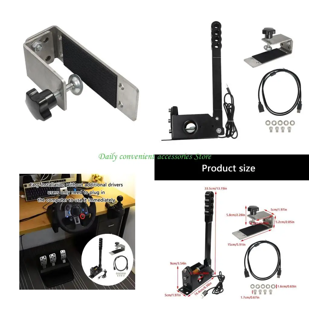 

Регулятор ручного тормоза металлического сплава стойкости 97КБ для колеса Г27 Г29 гоночных симуляторов