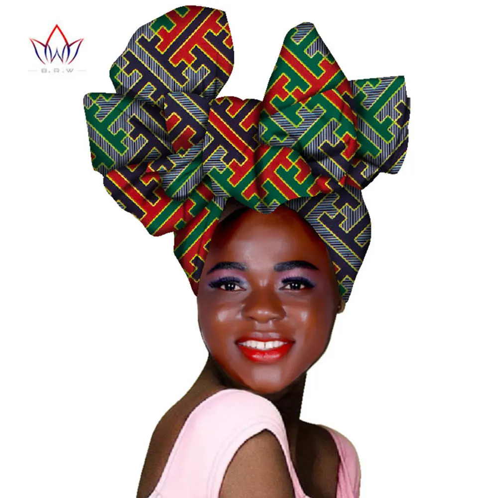 Latest 2023 Handmade African Nigerian Wedding Women Braid Turbans Ladies Head Wraps 100% High Quality Ankara Head Wraps AF004