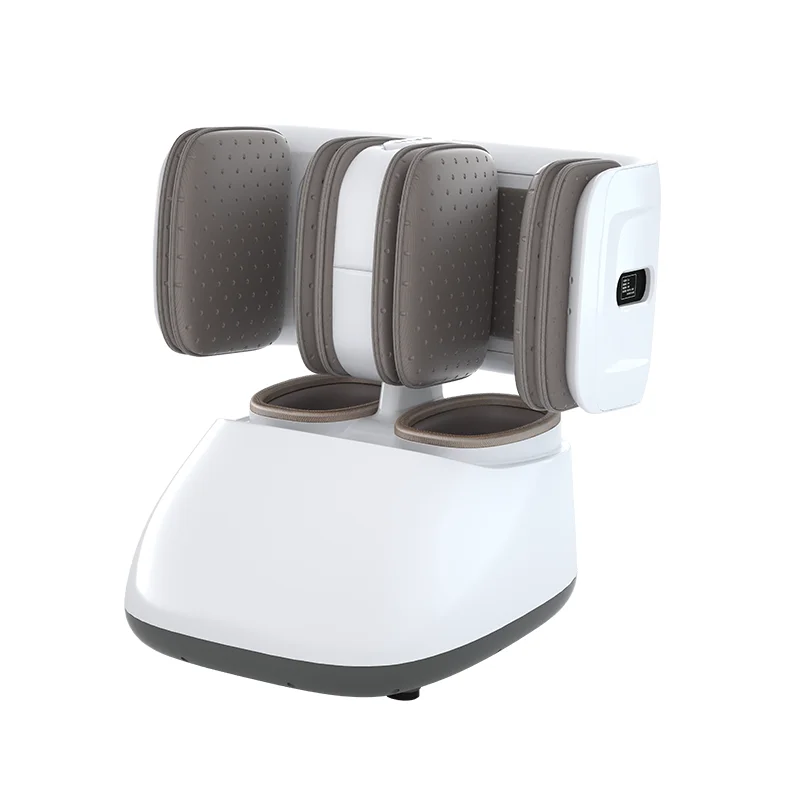 Electric Foot Massager, Shiatsu Deep Tissue, Vibration Air Compression, Heating Timing Control, ABS Plastic, 4 Modes
