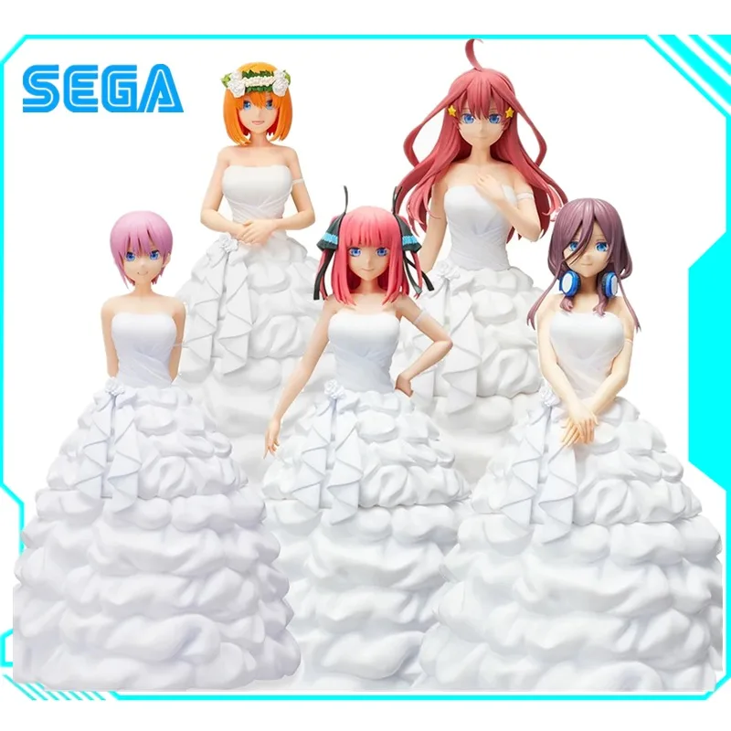 

SEGA Original PM The Quintessential Quintuplets Nakano Ichika Nino Miku Yotsuba Itsuki Bride Style ПВХ Фигурка Модель игрушки