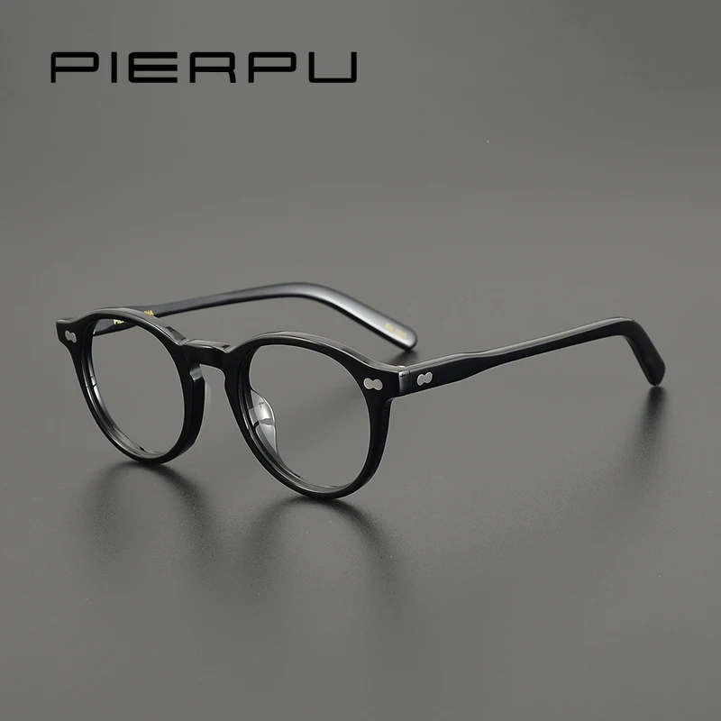 Johnny Depp MILTZEN Glasses Frames Vintage Round Optical Eyewear Luxury Brand Design Men Women Reading Prescription Eyeglasses