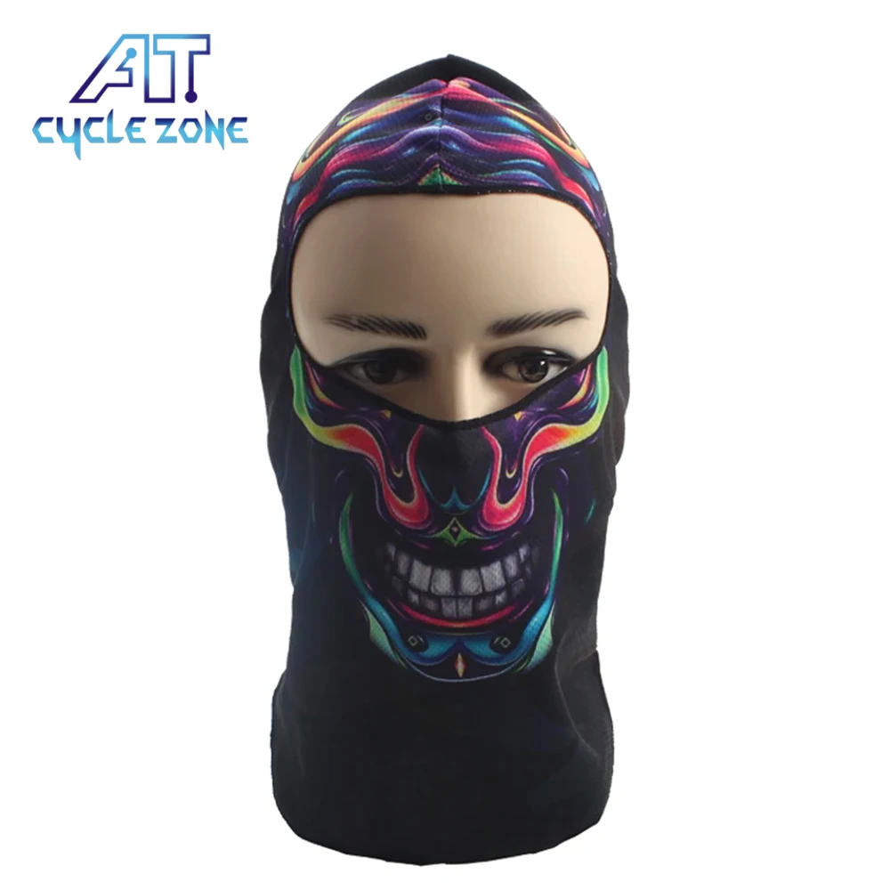 

Outdoor Sunscreen Balaclava Print Riding Face Scarf Cap Full Face Ski Mask Multifunctional Bandana MTB Bicycle Cycling Headgear