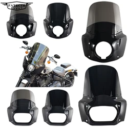 Motorcycle Front Fairing For Road Warrior Fairing Gloss Black Fairing For Dyna Softail Low Rider