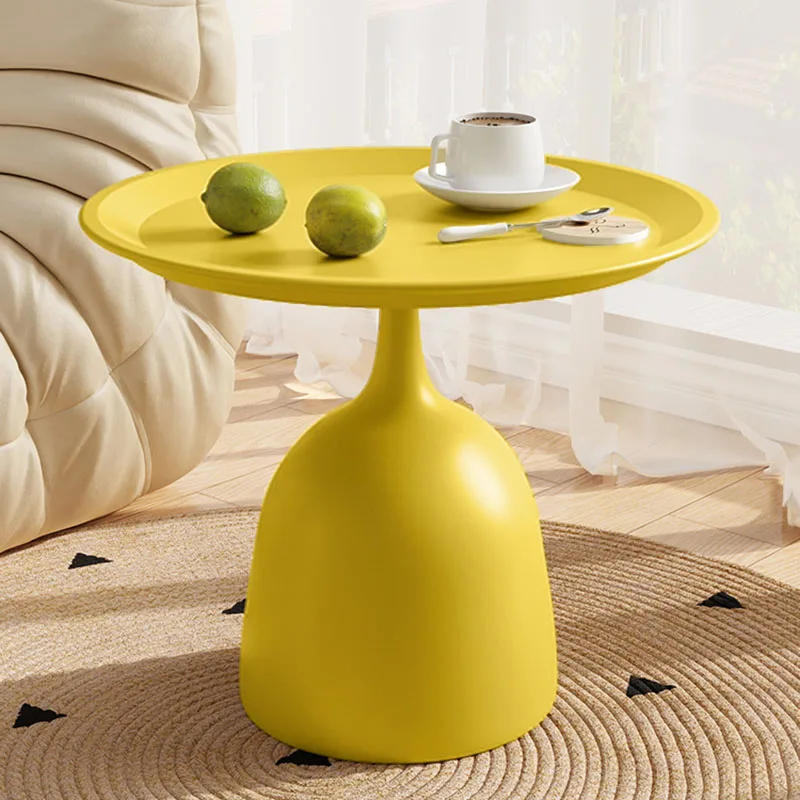 

Unique Aesthetic Coffee Table Space Saving Cute Decoration Living Room Nordic Side Table Simple Mesa Auxiliar Salon Furniture