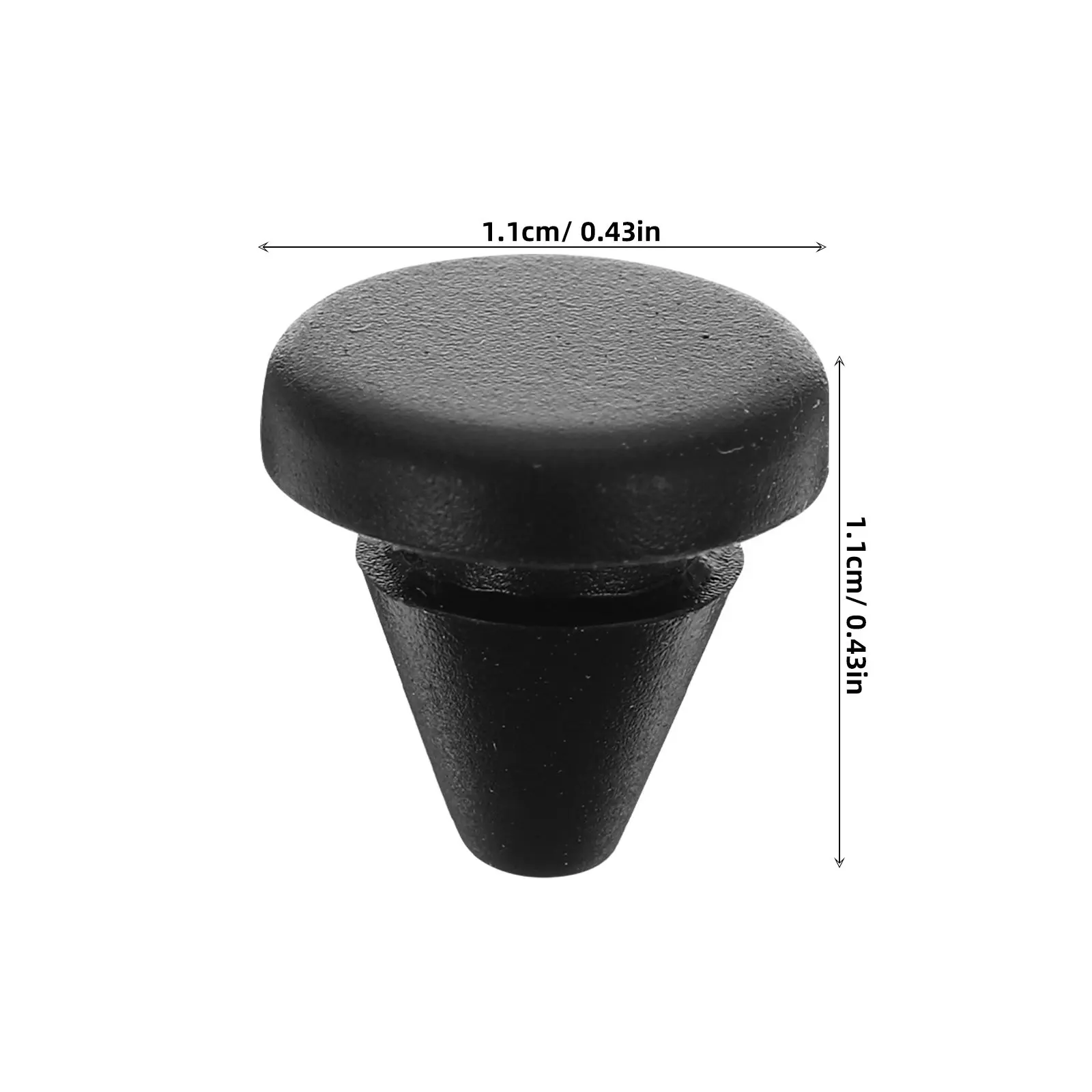 20Pcs Silicone Rubber High Temperature Resistant Soft Tapered Sealers Shock Absorption Protective Hole Plugs Anti