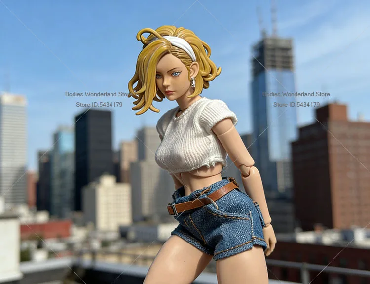 Unpainted/Painted DIY 1/12 Scale Female Soldier Anime Launch Head Sculpt For 6inch Romankey Action Figure Doll